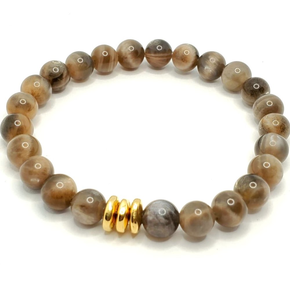 Cat's eye Sunstone Fortune bracelet